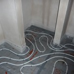Fußbodenheizung im Gäste-WC - auch in der Dusche