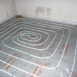 Fußbodenheizung im Arbeitszimmer